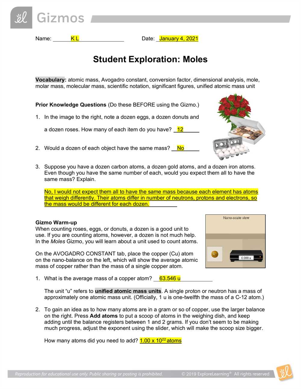 Using the Answer Key PDF as a Resource