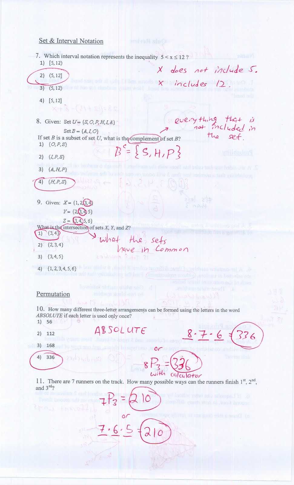 Understanding the Algebra 1 Regents Answer Key