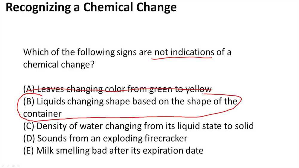 Chemical change gizmo answers