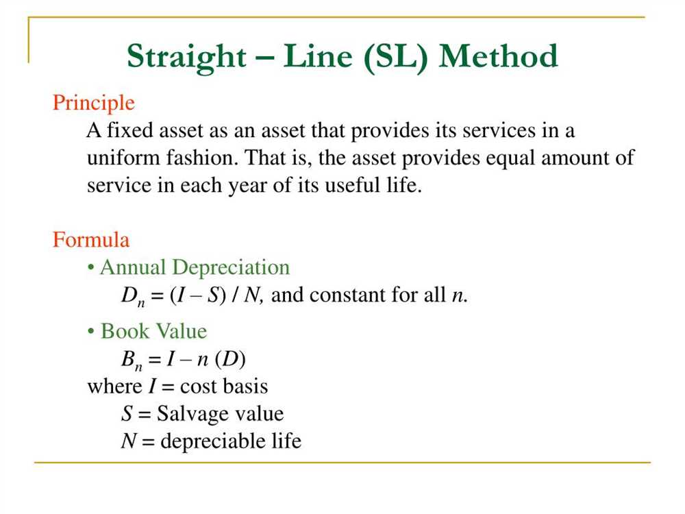 Understanding Depreciation: Straight Line Method Questions and Answers ...