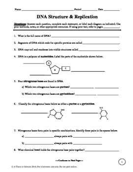 Functions of DNA