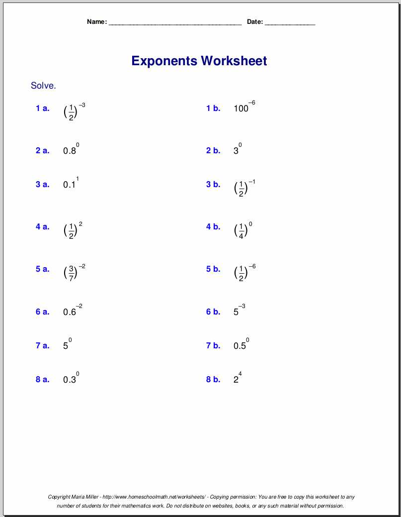 Multiplying Exponents