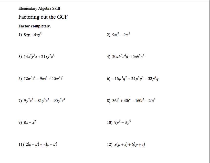 Factoring Perfect Square Trinomials