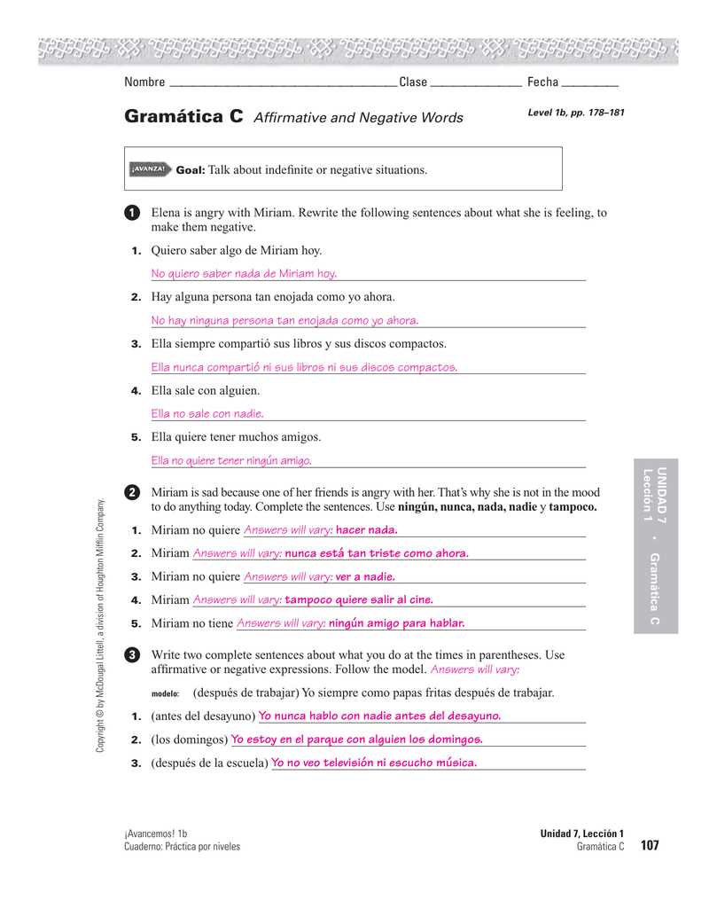 How to Use the Capitulo 2 Answer Key