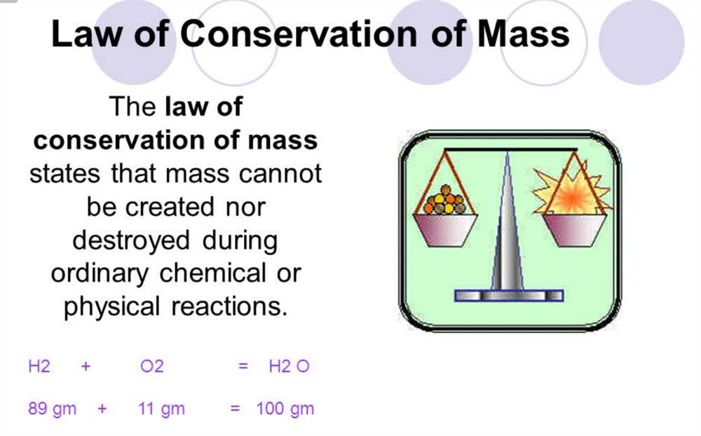 The Ultimate Guide to Law of Conservation of Mass Worksheet Answers PDF