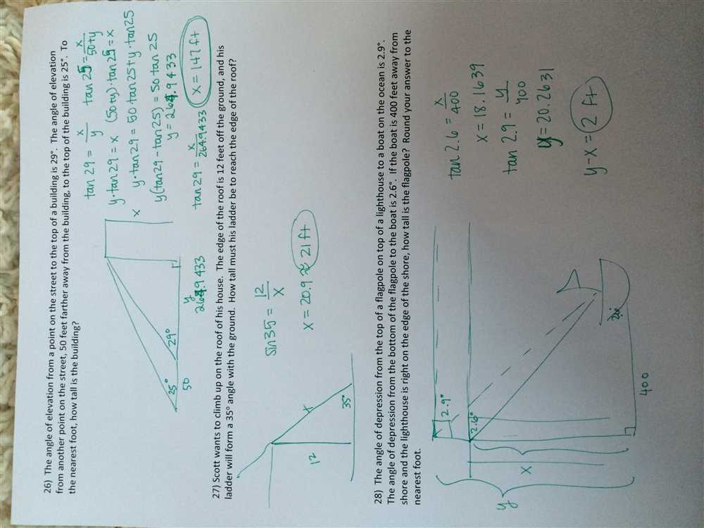 Geometry chapter 8 test answers