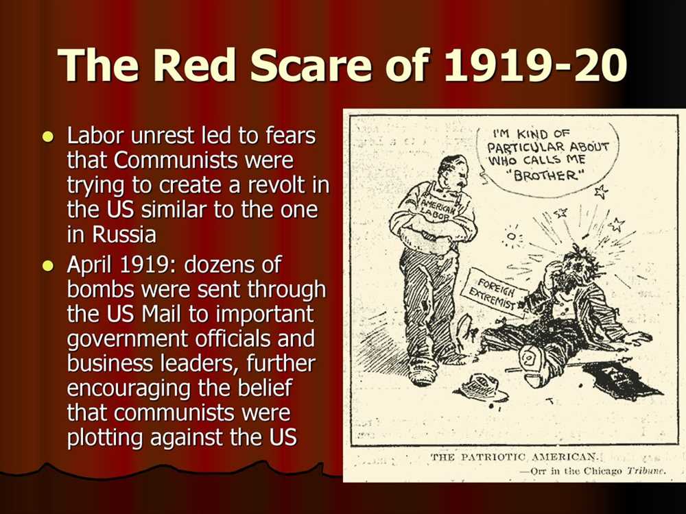 The Origins of the Red Scare