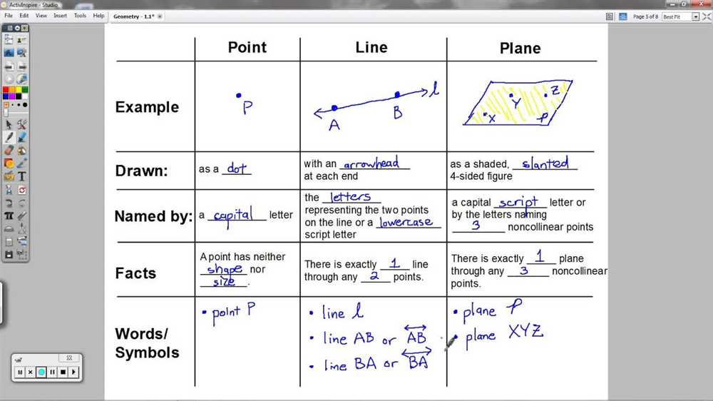 Section 7: Solving Problems with Points, Lines, and Planes