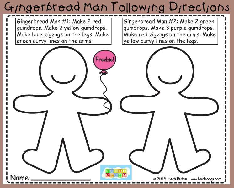 Gingerbread man questions and answers