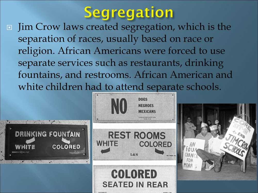 How was segregation enforced in the north brainpop answers