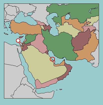 Middle east and south asia 2 unit test