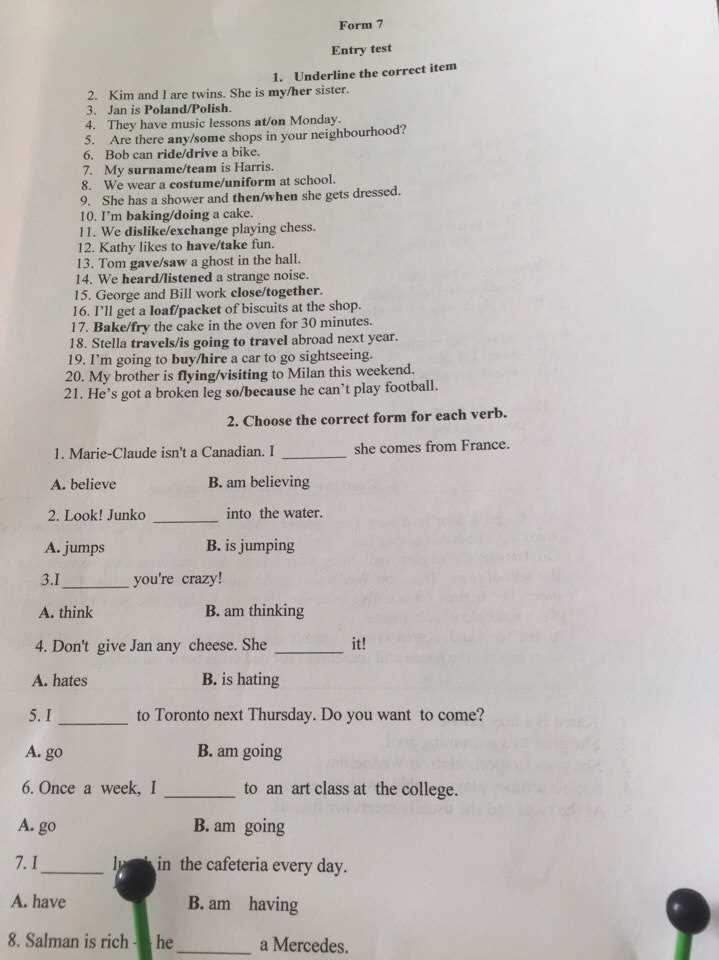 Chapter 8 test form 2c