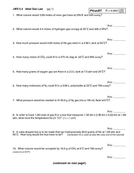 Understanding the Ideal Gas Law Equation