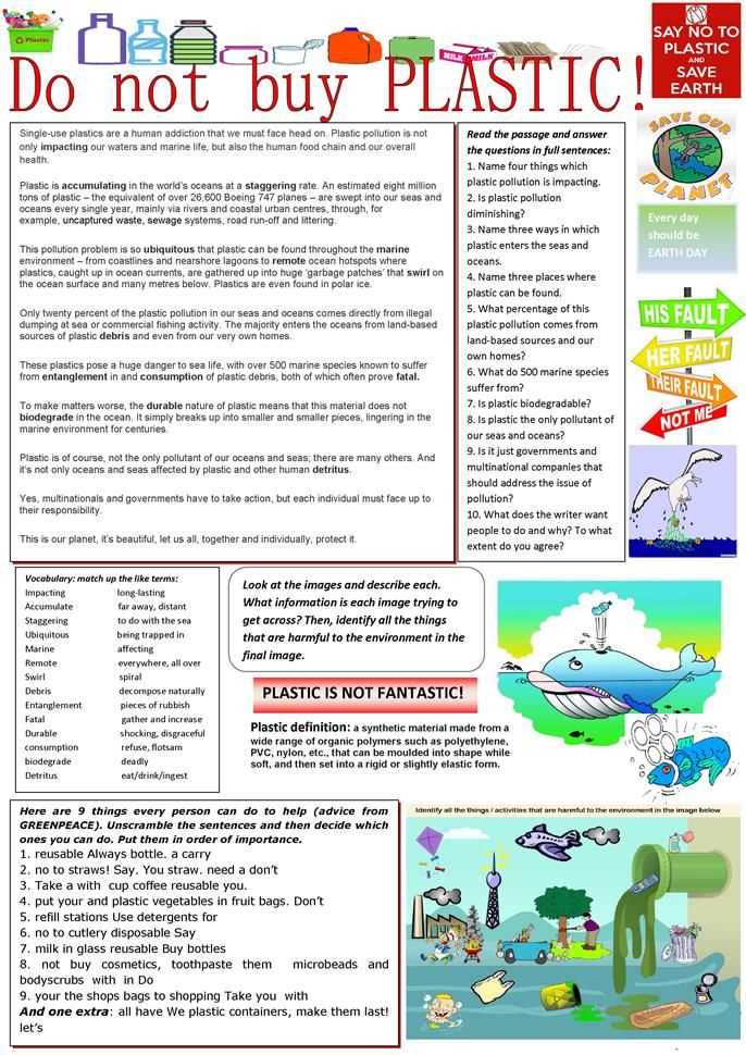 Plastic paradise worksheet answer key