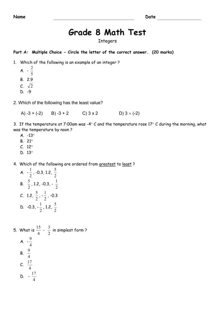 Importance of Spectrum Math Grade 8 Answer Key