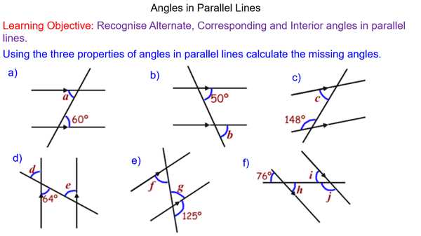 Corresponding Angles