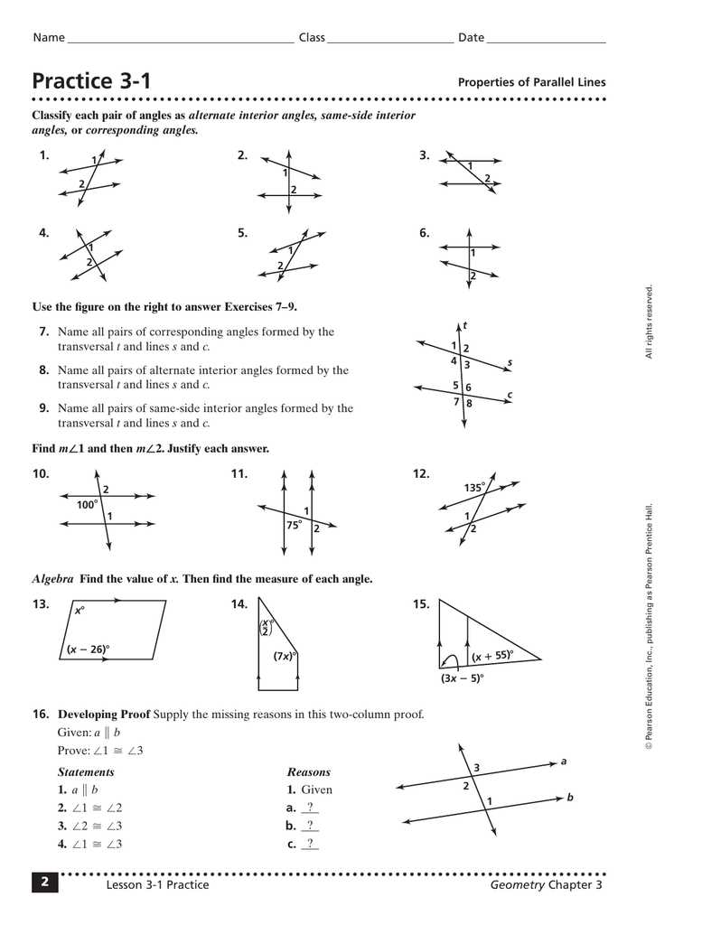 Alternate Interior Angles