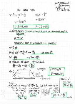 Lesson 5 1 practice b geometry answers