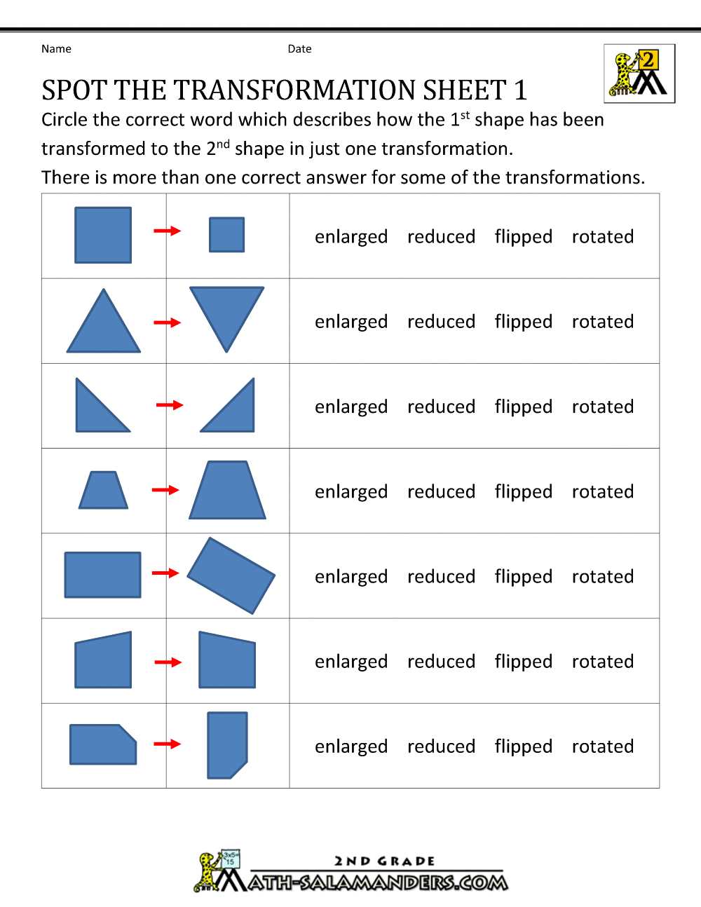 Geometry 8 5 worksheet answers