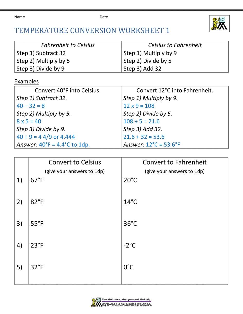 Mole conversion worksheet and answers