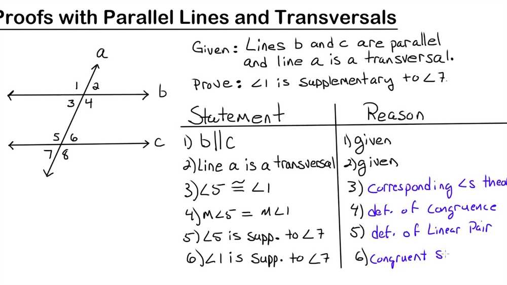 2 7 practice parallel lines and transversals answers