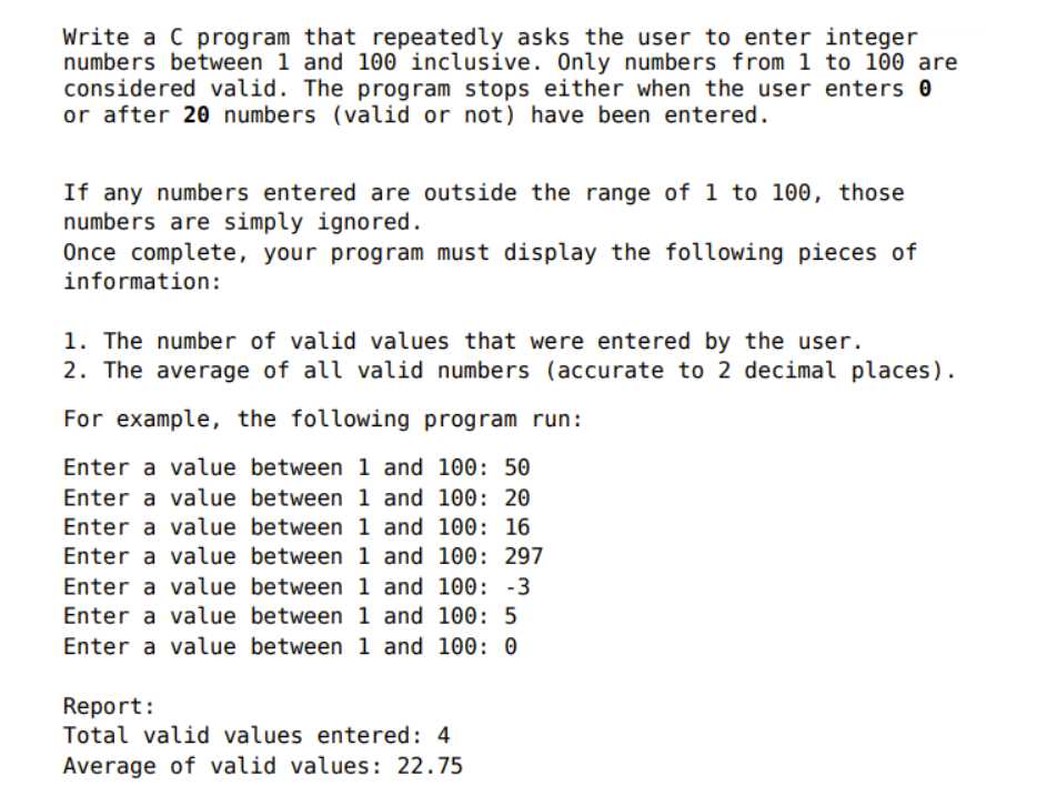 Examples of numerical data estimation