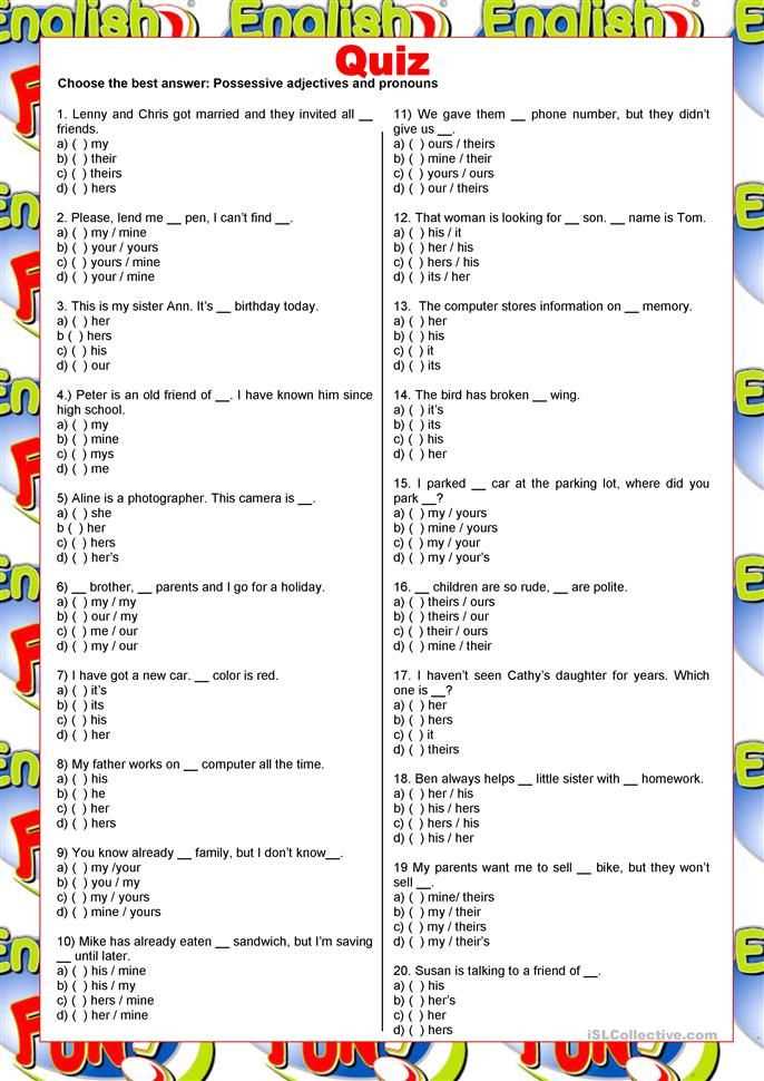 2. Review any practice problems or examples