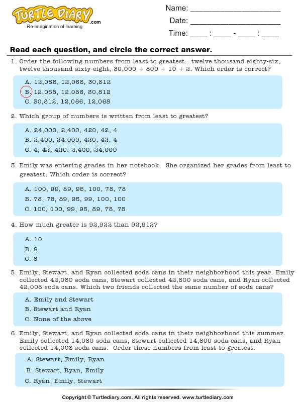 Mastering Ordering Rational Numbers with this Comprehensive Worksheet