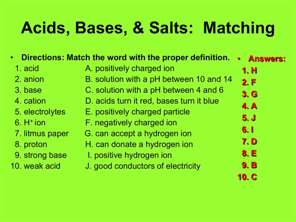 Overview acids bases and salts worksheet answers