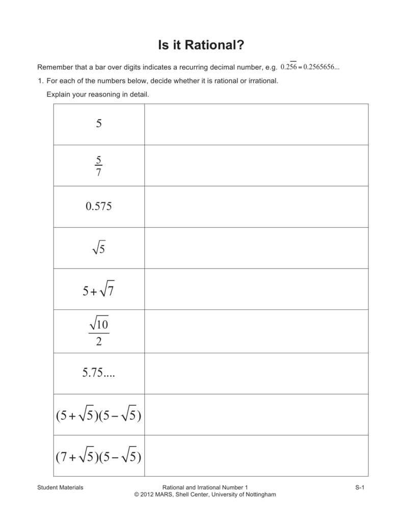 Properties of real numbers worksheet with answers pdf