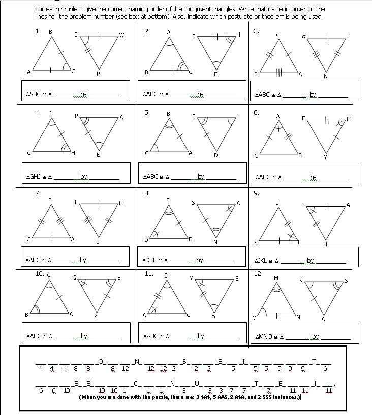 Angle-Side-Angle (ASA) Congruence Postulate