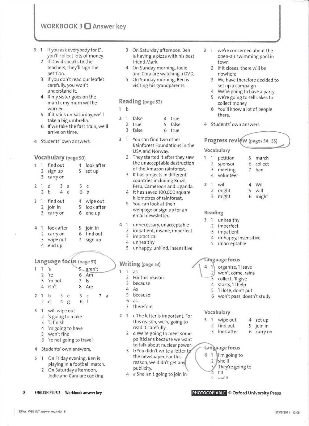 Tips for Using the Answer Key Effectively