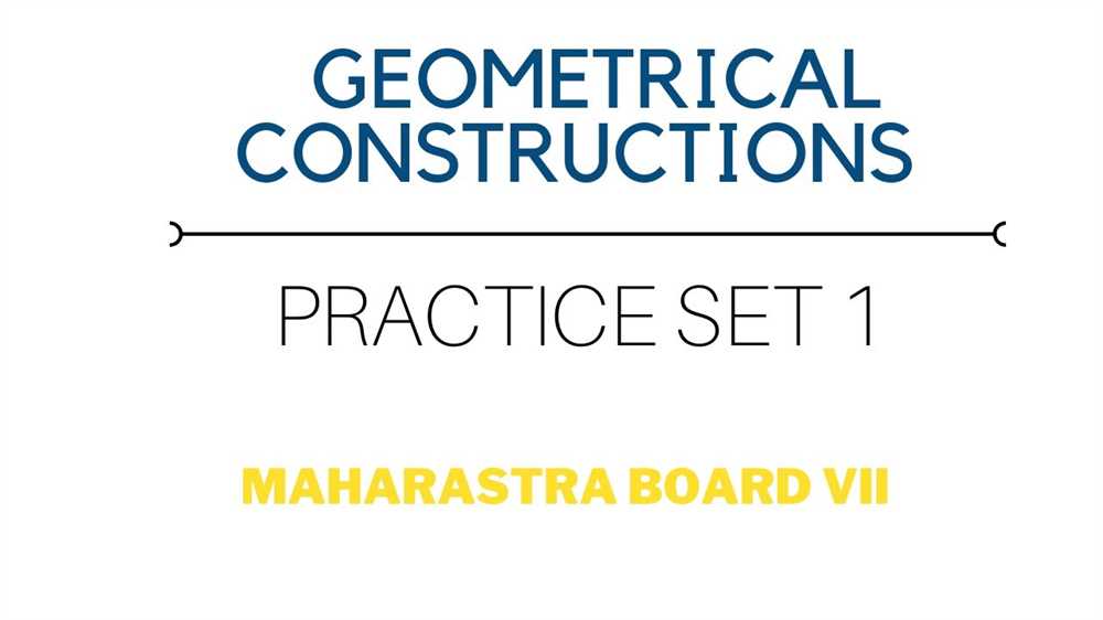 Geometrical construction questions and answers