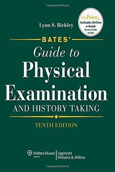 Bates guide to physical examination test bank