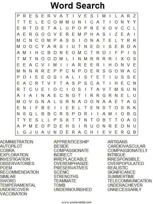 The Crucible Word Search Answer Key: Revealing the Answers