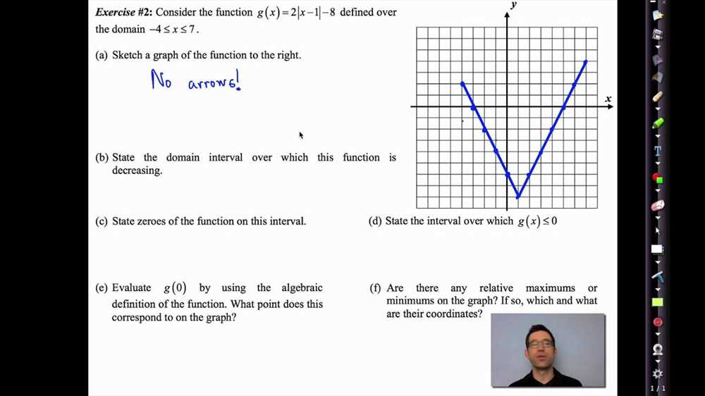 Comparing two functions answer key