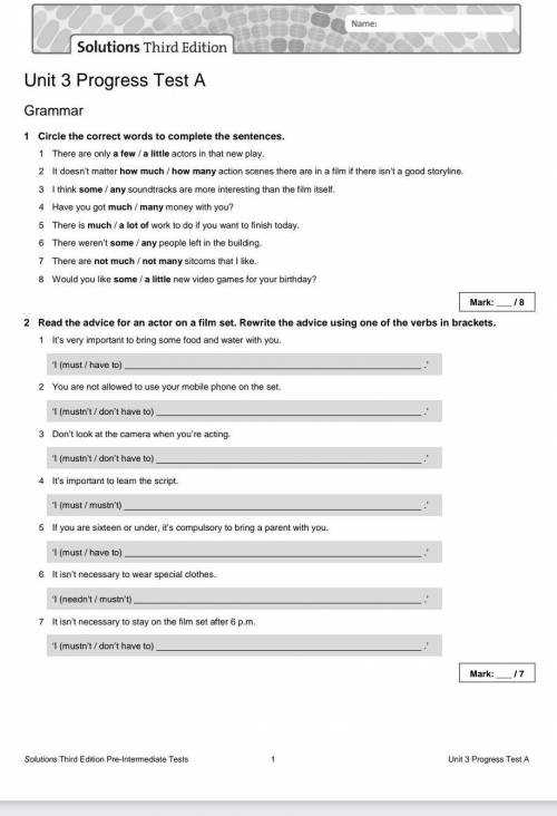 Unit 3 government test