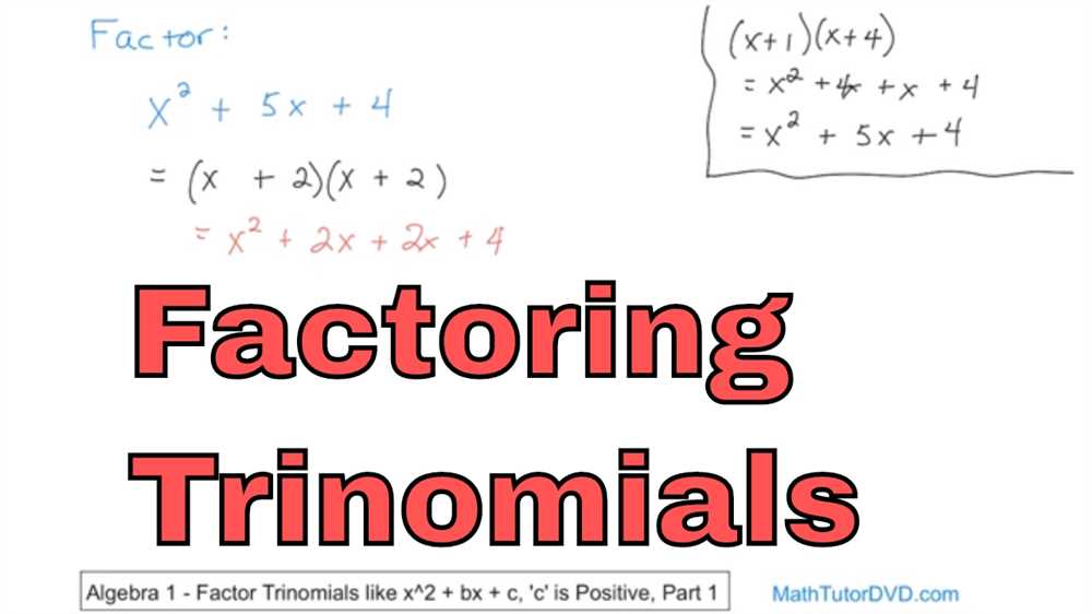 Unit 7 polynomials and factoring homework 1 answer key pdf