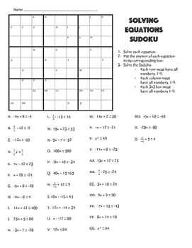 Unit systems of equations homework 1 answer key