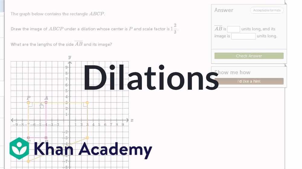 16 1 dilations answer key