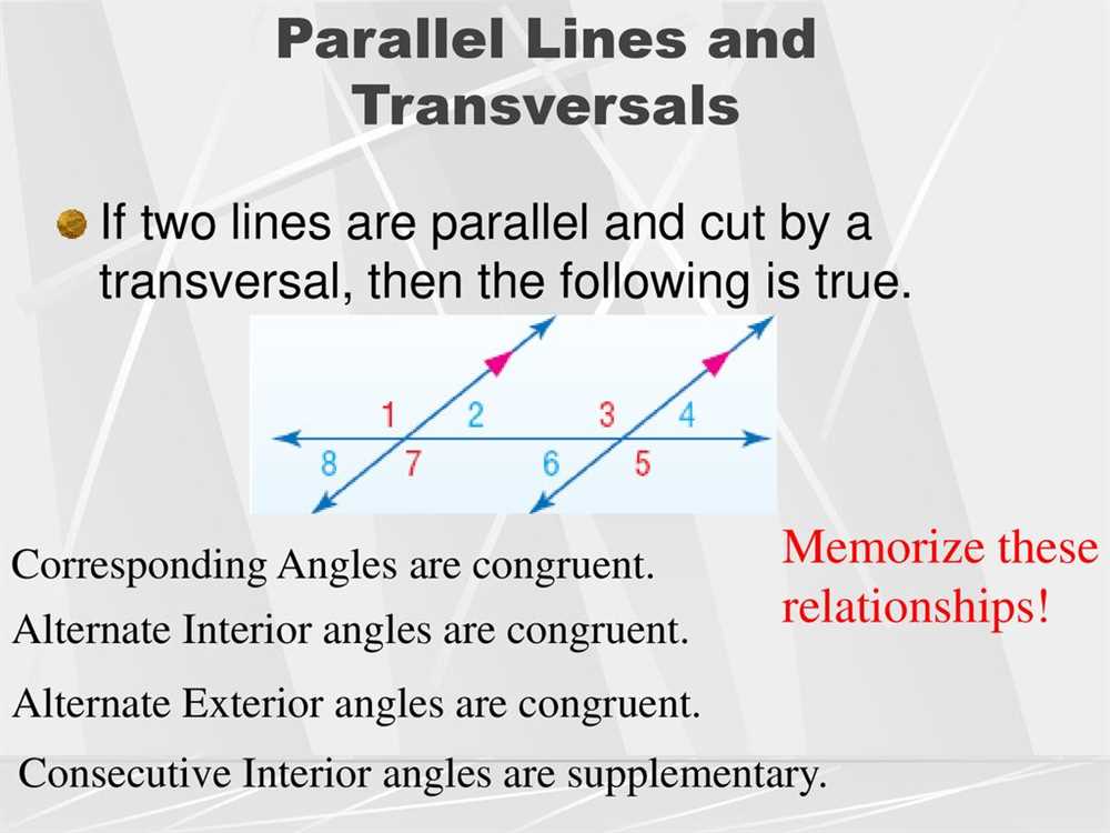 Alternate Exterior Angles