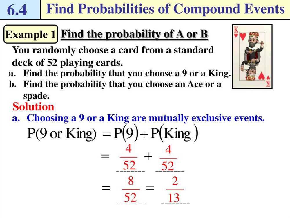 What is the Probability Answer Key?