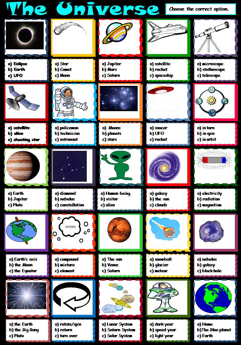 The universe constellations worksheet answers