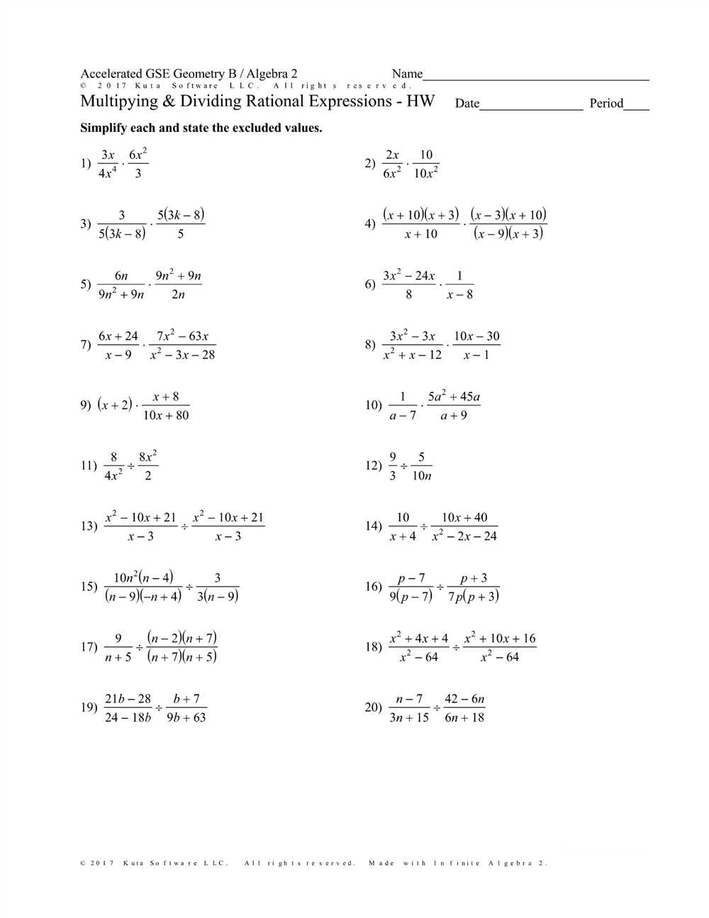 Algebra 2 3 1 worksheet answers