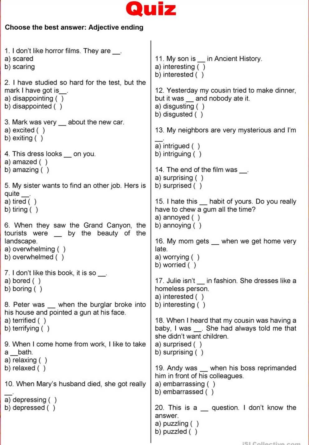 The Grand Canyon Worksheet Answer Key