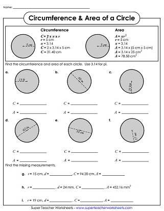 Calculating the Circumference of a Circle