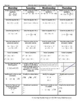 Step-by-step Solutions for Questions in the Weekly Math Review Q2 1