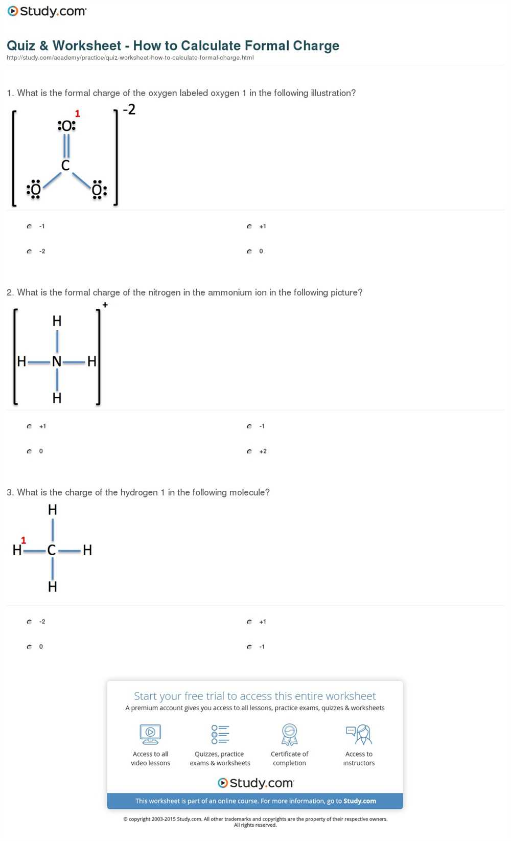 Common Exceptions to Predicting Ionic Charges