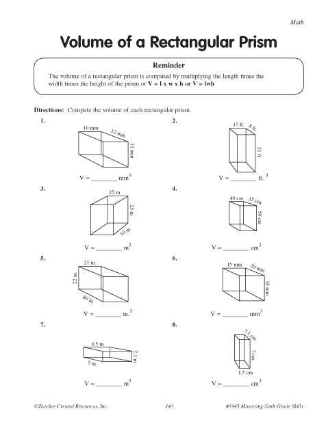 surface area of a triangular prism questions and answers pdf